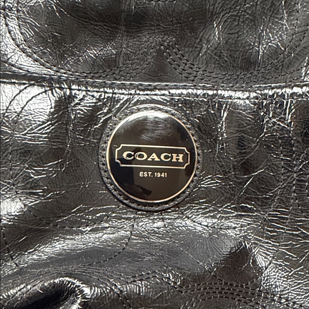Coach Black Diaper Bag - Picture 2 of 10